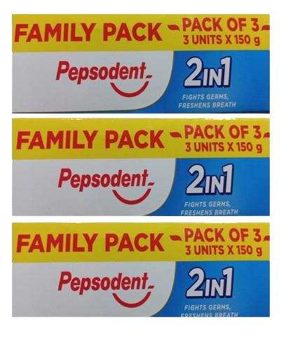 Pepsodent 150gm*3=450gm