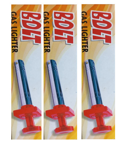 Bolt Gas Lighter Red Square