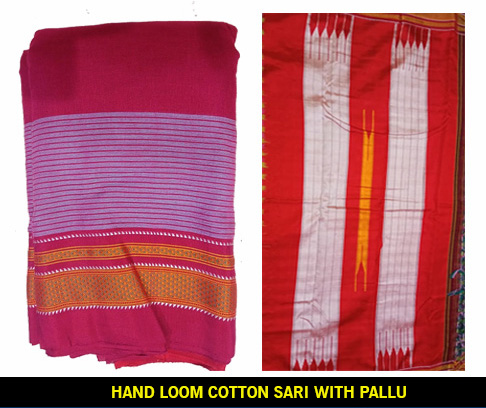 Pure Cotton Handloom Sari directly from Manufacturer.